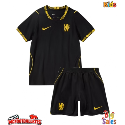 Chelsea Maxence Lacroix #5 Replica Away Stadium Kit for Kids 2026-27 Short Sleeve (+ pants)